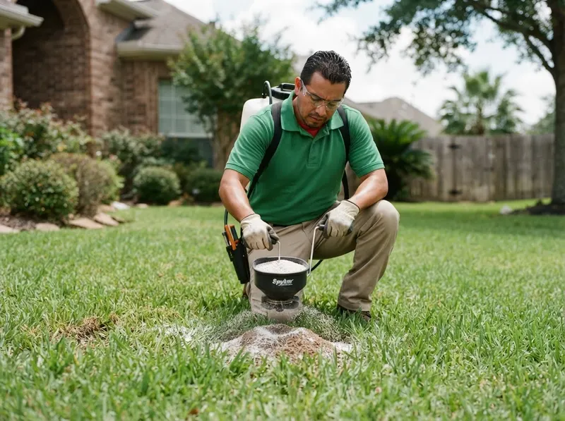 Fire Ant Mound Suppression and Turf Defense in Houston, TX